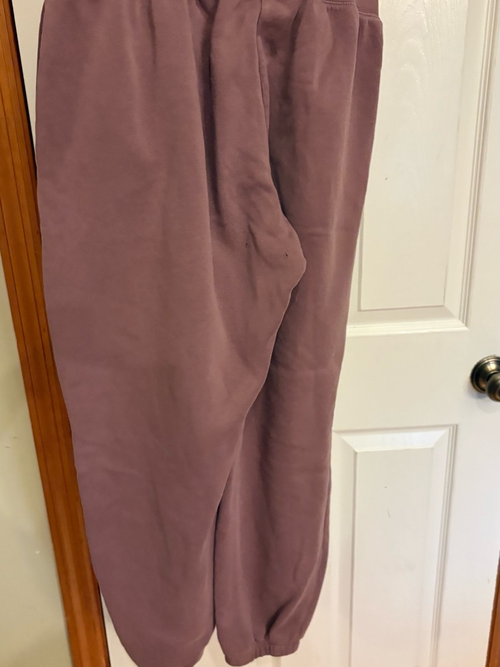 Nike Mauve Dusty Rose Pink Fleece Jogger Sweatpants Size M - Picture 6 of 7